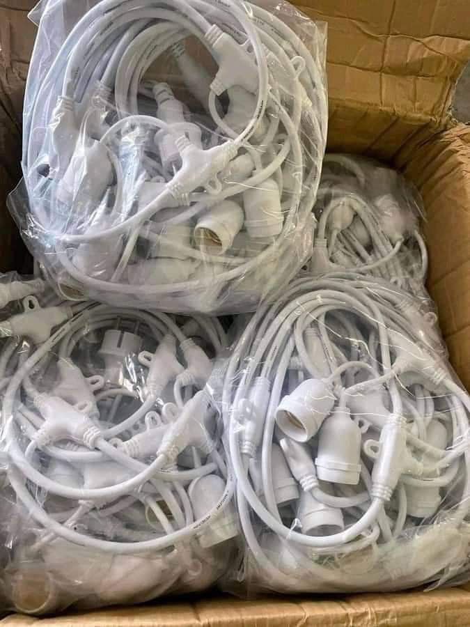 dây đui đèn e27 ngoài trời chống nước 10m 20 bóng dây đui đèn e27 ngoài trời chống nước 10m 20 bóng