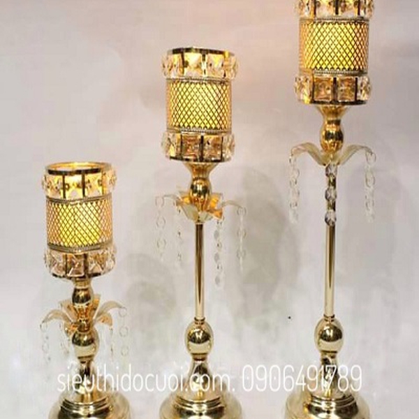 Chân nến trang trí tiệc cưới mẫu CN-05