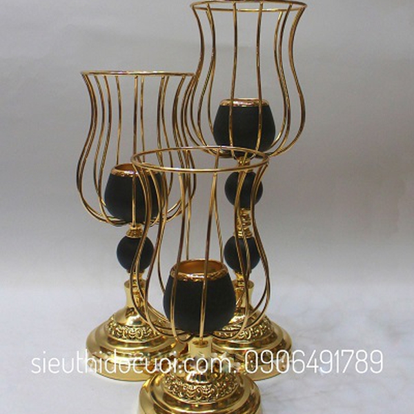 Chân nến trang trí tiệc cưới mẫu CN-10