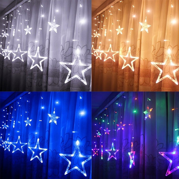 Dây đèn nháy led hình ngôi sao