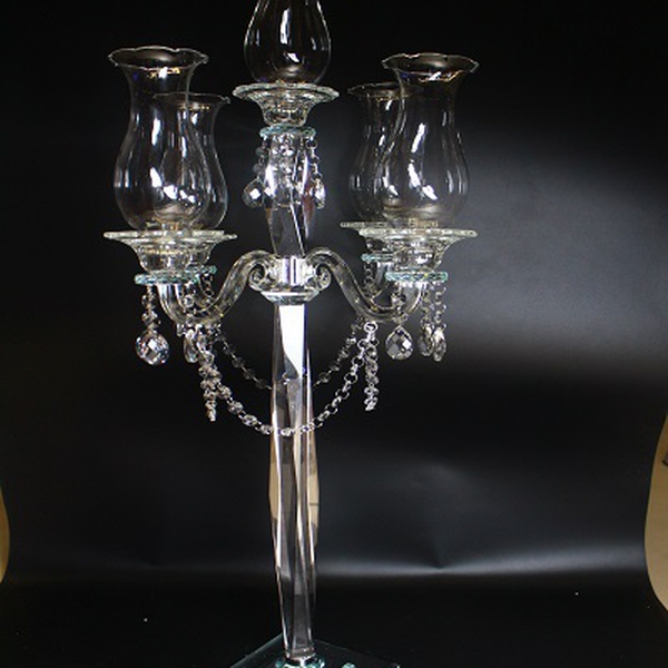Đế nến thủy tinh mẫu CN-TT02