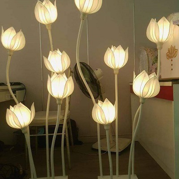 Đèn dẫn lối đám cưới hoa sen DL-07 