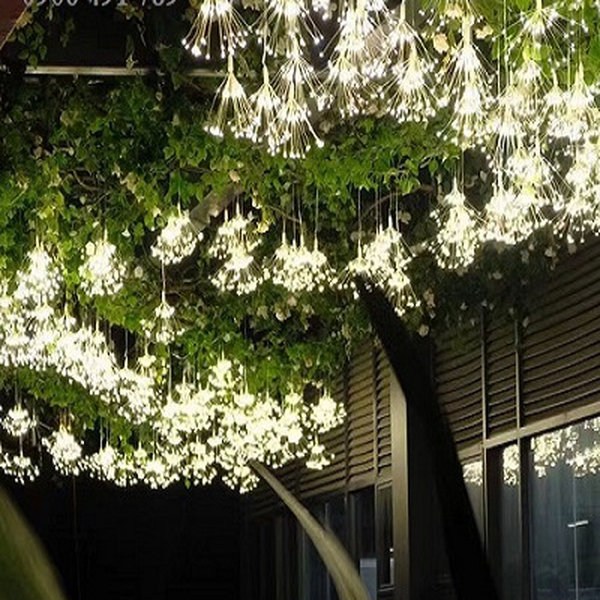 Đèn led trang trí đám cưới thả pháo hoa