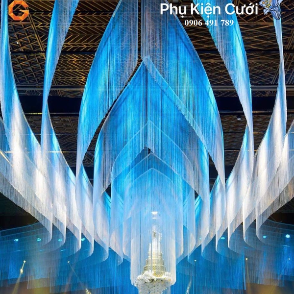 Rèm chỉ, rèm sợi chỉ, màn sợi chỉ trang trí