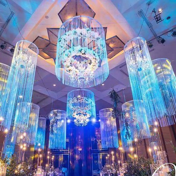 Rèm sợi chỉ trang trí đám cưới