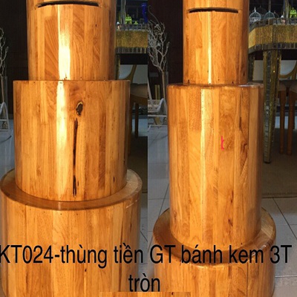 Thùng đựng tiền mừng bằng gỗ