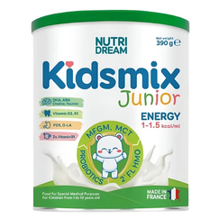 Sữa Kidsmix Junior Cao Năng Lượng - Phù Hợp Với Trẻ Từ 1–10 Tuổi Biếng Ăn