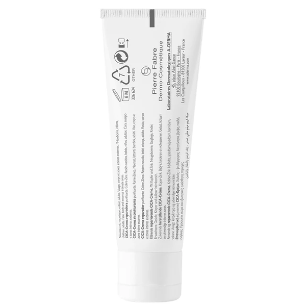 Kem Dưỡng A-Derma Làm Dịu & Phục Hồi Da Kích Ứng 50ml Dermalibour+ Repairing CICA-Cream