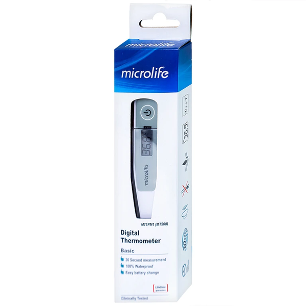 Nhiệt kế điện tử Microlife MT550 – Đo thân nhiệt nhanh 10 giây