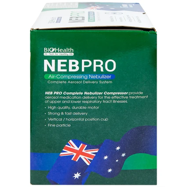 Máy xông khí dung BioHealth NEB Pro – Hỗ trợ điều trị bệnh hô hấp