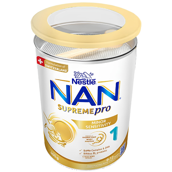 Sữa NAN Supreme Pro 1 (400g) - Phù Hợp Với Trẻ 0-12 tháng - Hỗ Trợ Tăng Đề Kháng