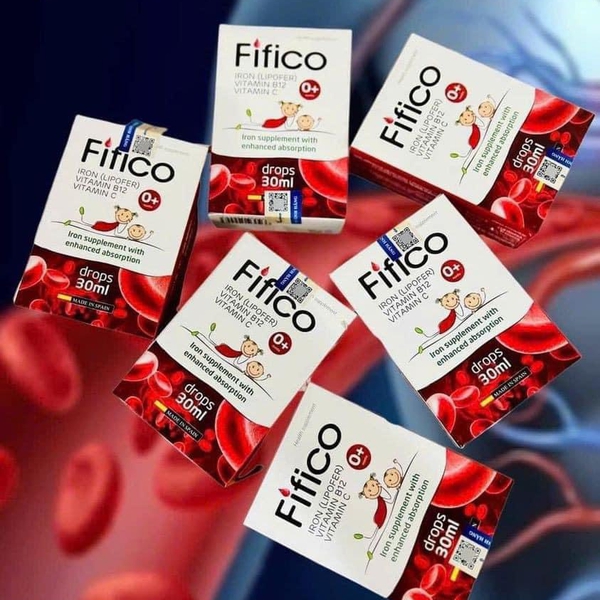 Sirô Sắt Fifico Lipofer 30ml: Hỗ Trợ Giảm Thiếu Máu Cho Bé
