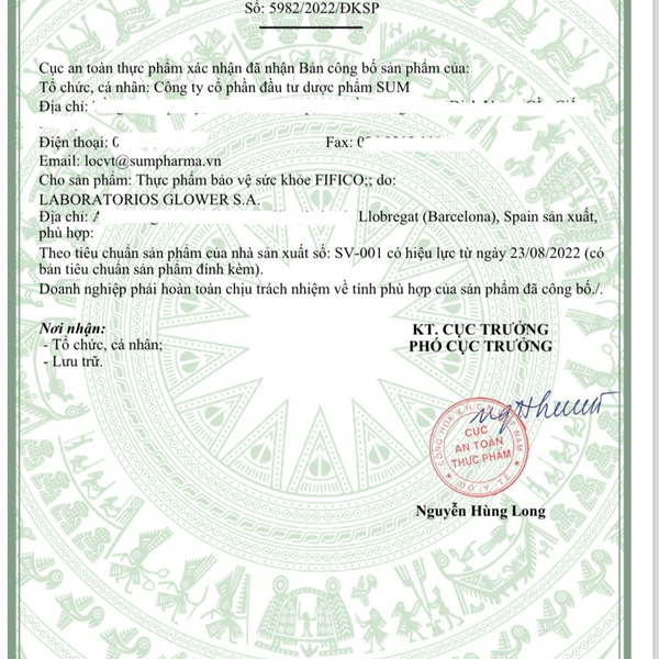 Sirô Sắt Fifico Lipofer 30ml: Hỗ Trợ Giảm Thiếu Máu Cho Bé
