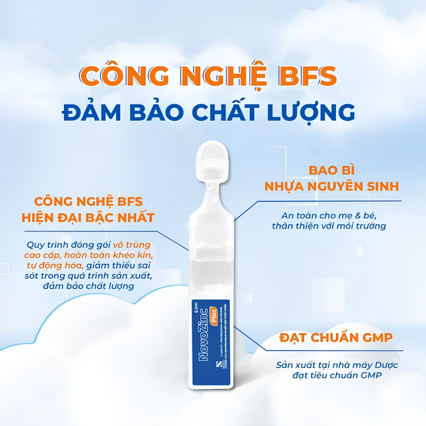 NovoZinC Plus – Bổ sung kẽm hữu cơ và Lysine, hỗ trợ bé ăn ngon, tăng cường đề kháng 