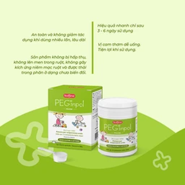 Bột nhuận tràng PEGinpol Buona 100g hỗ trợ cải thiện táo bón cho trẻ em