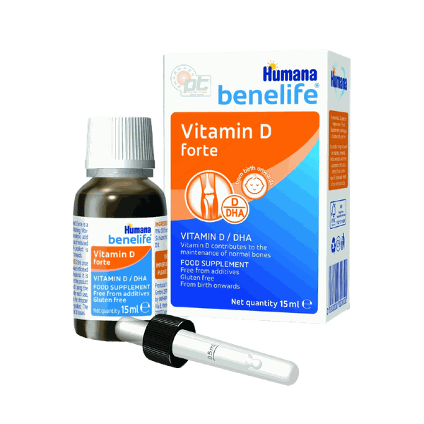 Humana Benelife Vitamin D 1000 – Bổ Sung Vitamin D3 Cho Trẻ Sơ Sinh Và Trẻ Nhỏ
