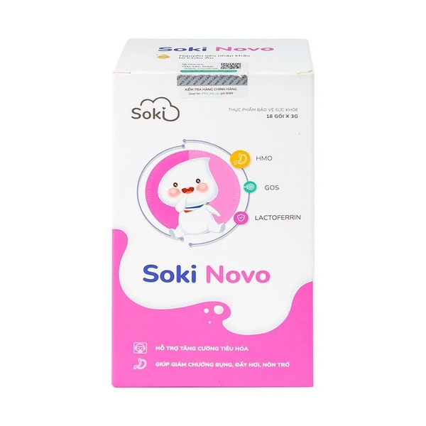 Soki Novo – Bột Hòa Tan Hỗ Trợ Giảm Nôn Trớ, Tăng Cường Tiêu Hóa Cho Trẻ