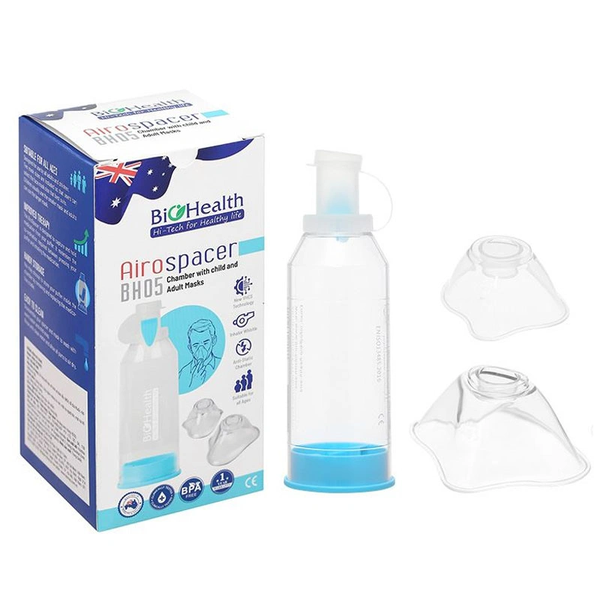 Buồng đệm khí dung BioHealth BH05 – Hỗ trợ đưa thuốc vào phổi hiệu quả hơn