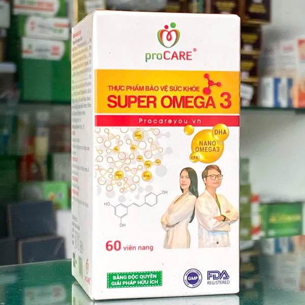 Super Omega 3 – Bổ sung Omega 3, hỗ trợ chống oxy hóa, tốt cho tim mạch