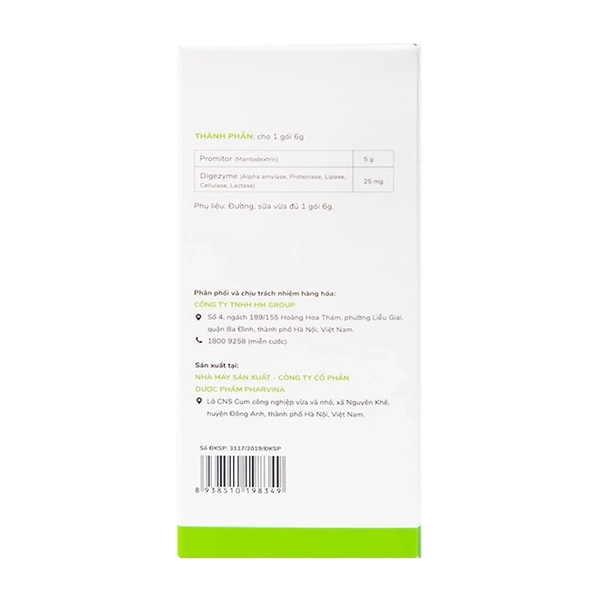 Soki Miter Hộp 20 Gói – Men Enzyme Tiêu Hóa Hỗ Trợ Giảm Đầy Bụng