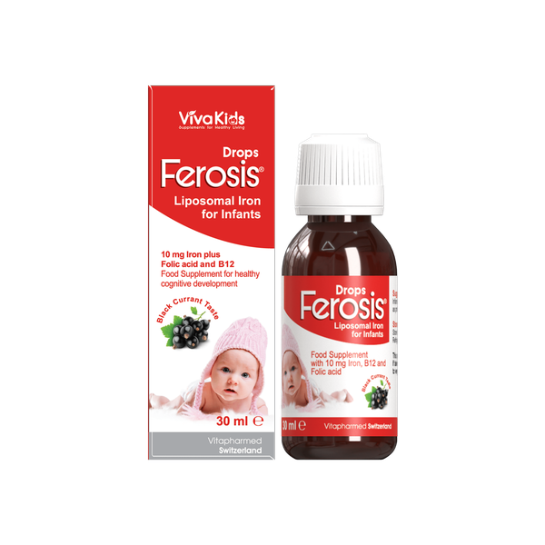 Siro Ferosis Drops VivaKids – Bổ Sung Sắt Liposome Cho Trẻ Từ 6 Tháng Tuổi