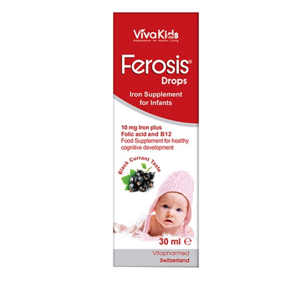 Siro Ferosis Drops VivaKids – Bổ Sung Sắt Liposome Cho Trẻ Từ 6 Tháng Tuổi