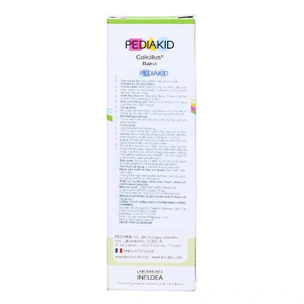 Pediakid Colicillus Bébé 10ml –  Hỗ Trợ Cân Bằng Hệ Vi Sinh Đường Ruột Cho Trẻ Từ 0 Tháng Tuổi