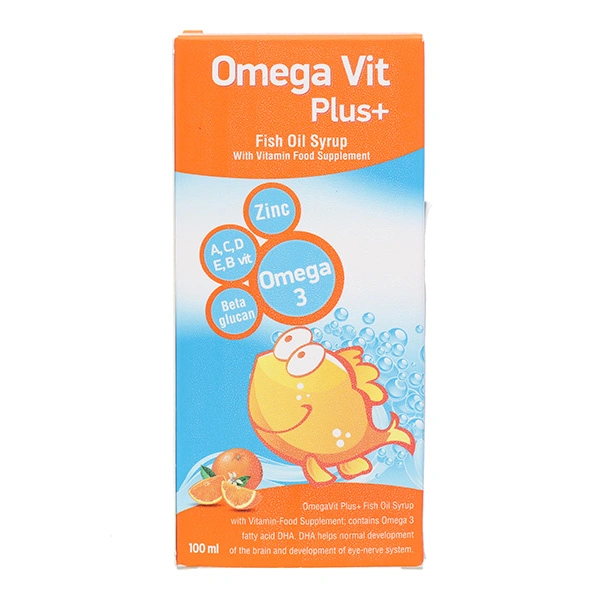 Siro Omega Vit Plus 100ml - Phát Triển Não Bộ Và Thị Lực Cho Bé