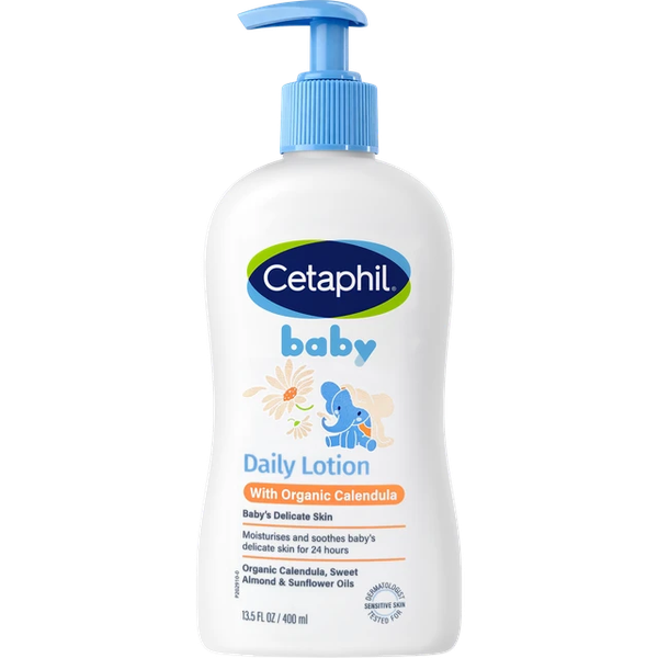 Sữa Dưỡng Da Cetaphil Baby Daily Lotion Organic Calendula 400ml Cho Bé