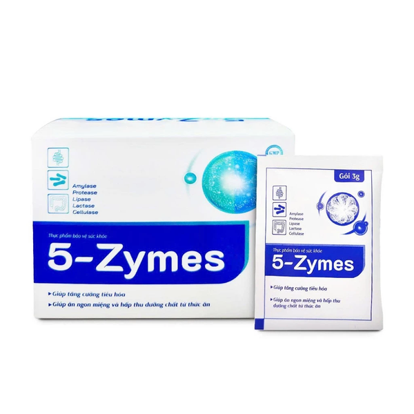 Men Tiêu Hóa 5-Zymes - Hỗ Trợ Ăn Ngon, Tăng Hấp Thu, Giảm Đầy Bụng