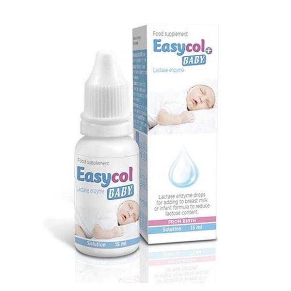 EasyCol Baby Enzym Lactase 15ml - Hỗ Trợ Trẻ Bất Dung Nạp Lactose
