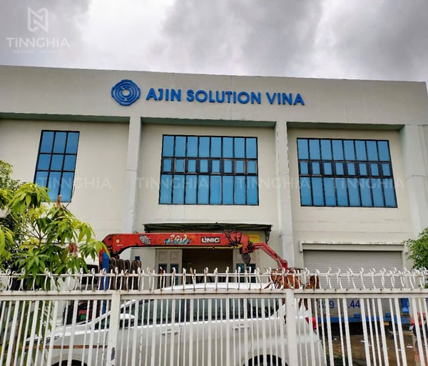 Bảng hiệu chữ nổi Alu gắn nhà xưởng, nhà máy công ty