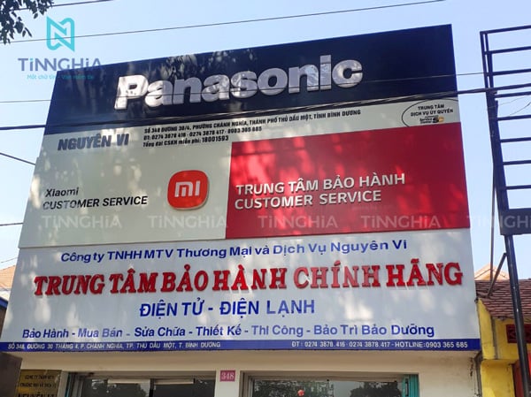 Thi công bảng hiệu Showroom