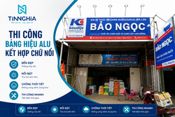 THI CÔNG BẢNG HIỆU ALU KẾT HỢP CHỮ NỔI CÓ ƯU ĐIỂM GÌ?