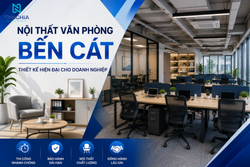 Nội thất văn phòng Bến Cát - Thiết kế hiện đại cho doanh nghiệp