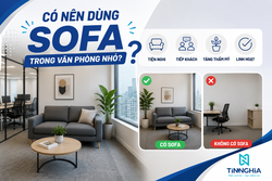 CÓ NÊN DÙNG SOFA TRONG VĂN PHÒNG NHỎ?
