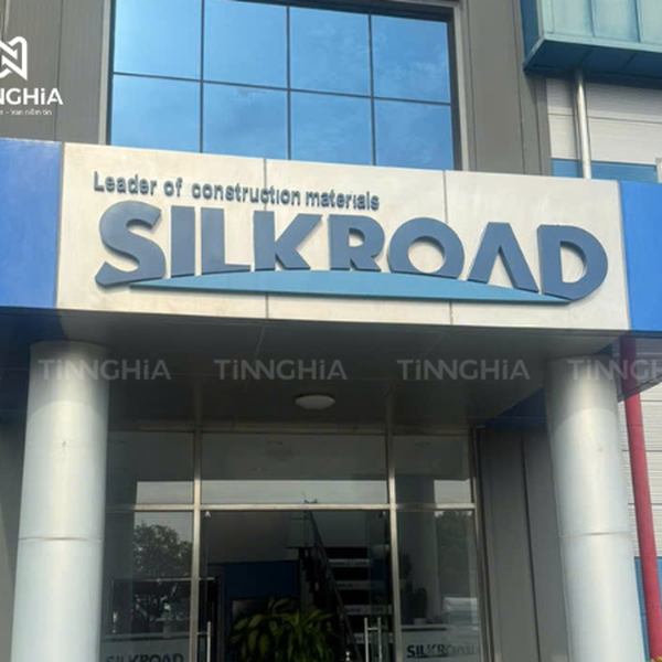 Thiết kế chữ inox uốn nổi theo logo thương hiệu