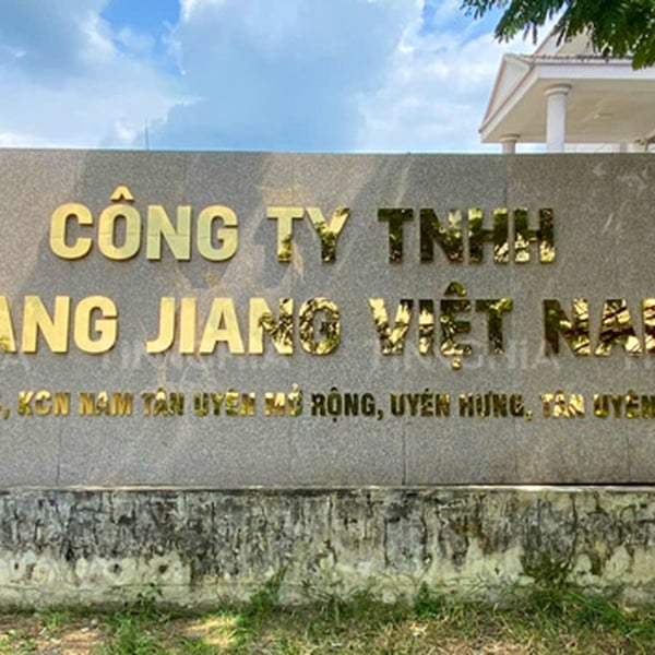 Chữ nổi inox vàng gương - Biển công ty, chữ trang trí