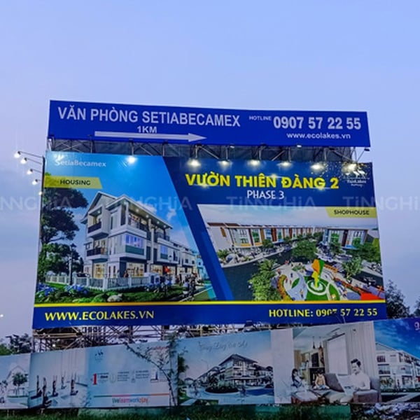 Thi công Pano ngoài trời Bình Dương