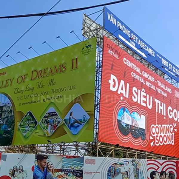 Thi công Pano ngoài trời Bình Dương