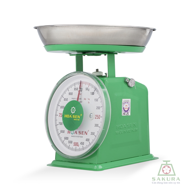 CÂN ĐỒNG HỒ HOA SEN 1KG - 2KG - 5KG