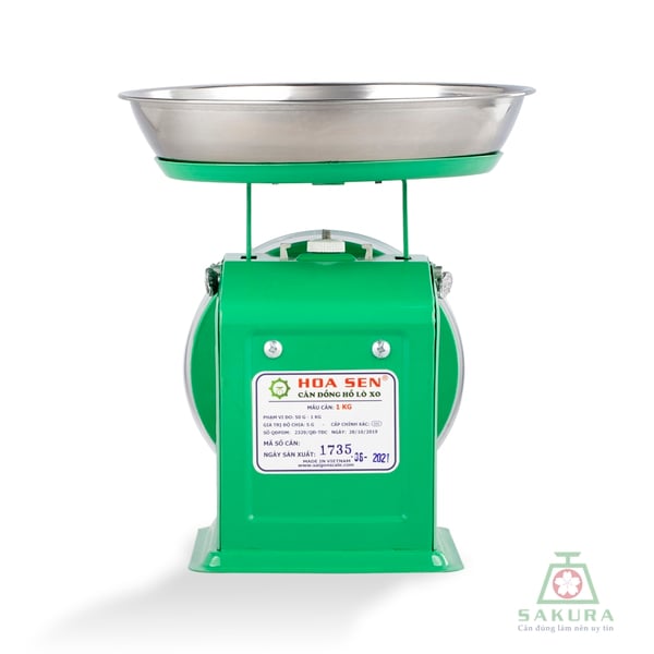 CÂN ĐỒNG HỒ HOA SEN 1KG - 2KG - 5KG