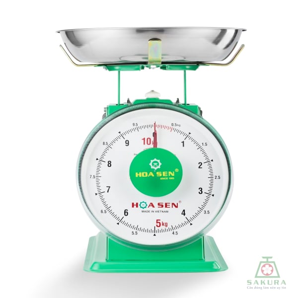 CÂN ĐỒNG HỒ HOA SEN 10KG - 15KG