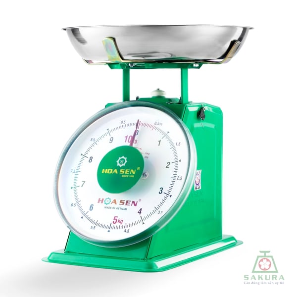 CÂN ĐỒNG HỒ HOA SEN 10KG - 15KG