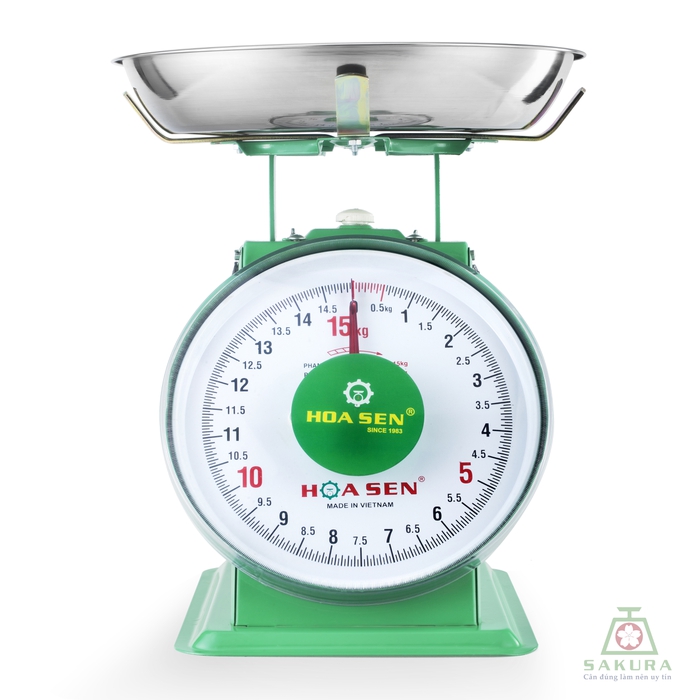 CÂN ĐỒNG HỒ HOA SEN 10KG - 15KG