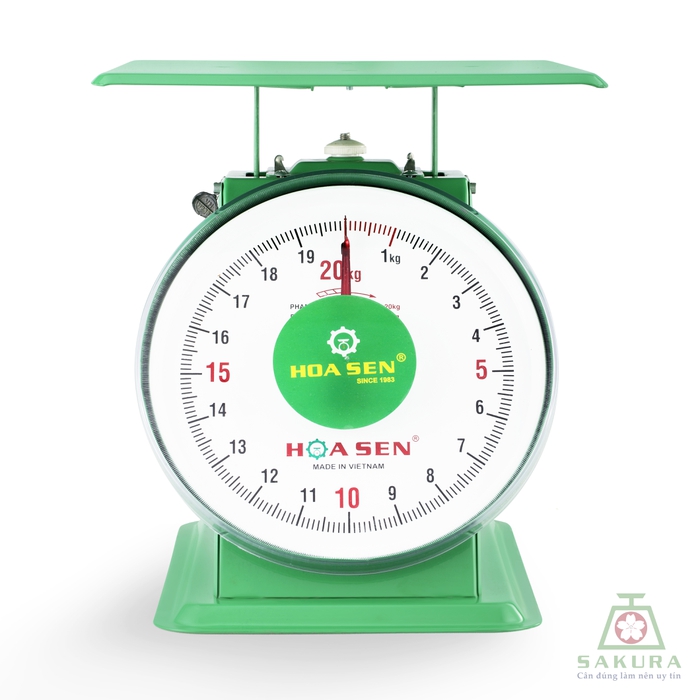 CÂN ĐỒNG HỒ HOA SEN 20KG - 30KG