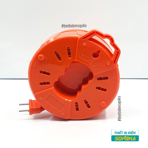 Ổ Cắm Điện Quay Cuộn Dây 2500W 10A 220V R45/R75/R95 SOPOKA