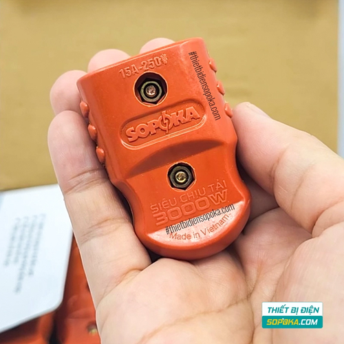 Phích Cắm Điện Âm Siêu Chịu Tải 3000W 15A D3000W SOPOKA