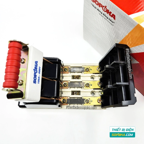 Cầu Dao Đế Sứ 3 Pha 3P 150A 600V D17 SOPOKA