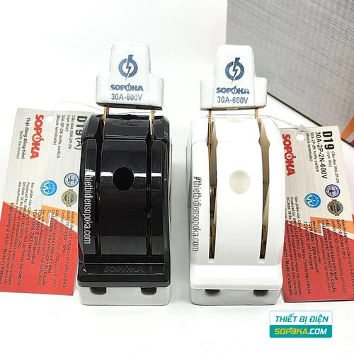 Cầu Dao Đảo Đế Sứ 1 Pha 30A 2P 600V D19 SOPOKA